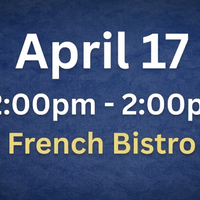 April 17 - 12:00pm - 2:00pm - Student Showcase Buffet