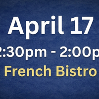 April 17 - 12:30pm - 2:00pm - Student Showcase Buffet
