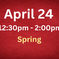 April 24 - 12:30pm - 2:00pm - Student Showcase Buffet