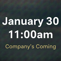 January 30 - 11:00am - Student Showcase Buffet