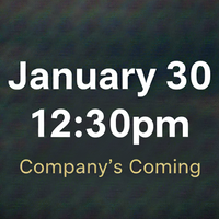 January 30 - 12:30pm - Student Showcase Buffet