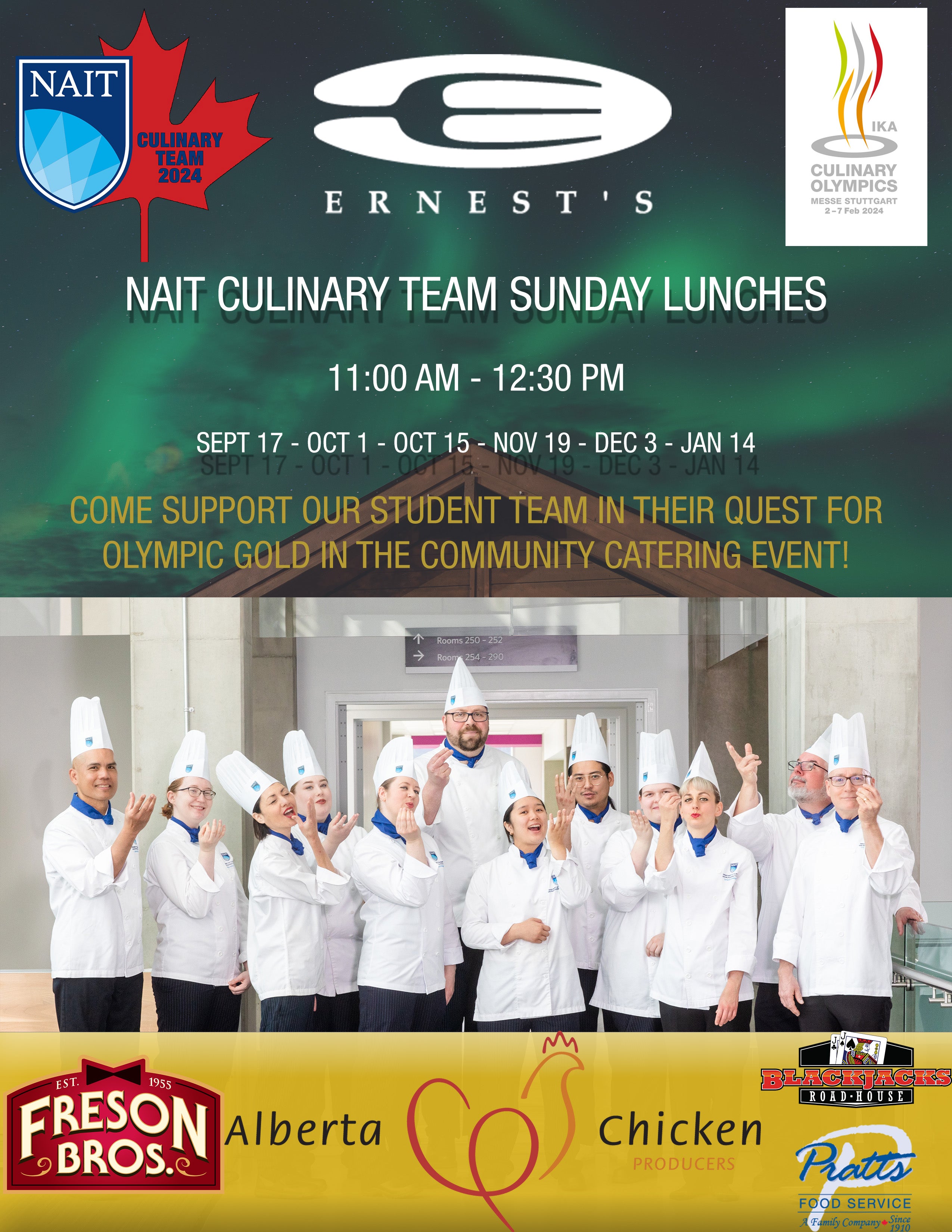 November 19th Team NAIT Community Catering Luncheon