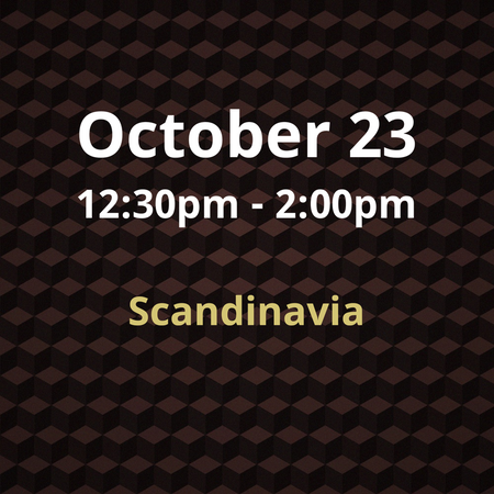 Oct 23 - 12:30pm - 2:00pm - Student Showcase Buffet