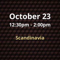 Oct 23 - 12:30pm - 2:00pm - Student Showcase Buffet