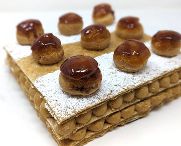 Caramel Banana Millefeuille
